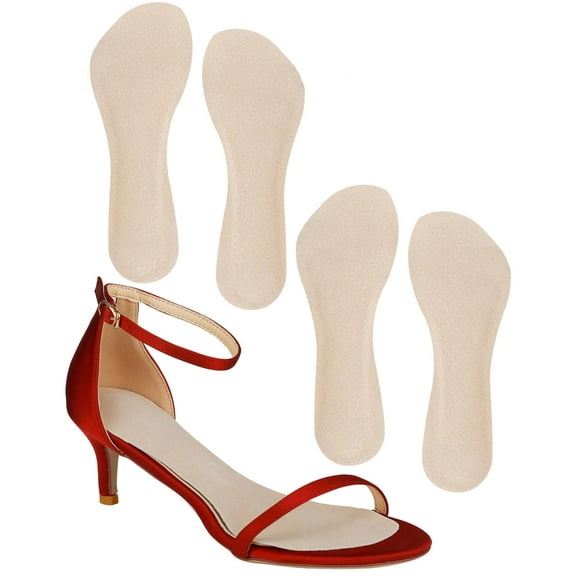 Insertos de cojín BTXYM de piel de cerdo, tacón alto, 2 pares para zapatos