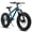 Blue + Aluminium, variant on V20235 20 Inch Fat Tire Bike Adult 7 Speed Mountain Bike, Dual Disc Brakes, High Carbon Steel Frame, Front Suspension, Mountain Buggy, City Commuter City Bike, Fat Tire Bike