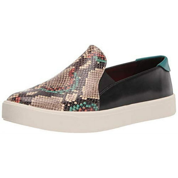 Cole Haan Women's Grandpro Spectator 2.0 Slip on Sneaker, Crafted Snake Print/ Black Leather, 5 US