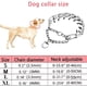 thumbnail image 2 of Uds. (Plata-L) Collar resistente cromado para perros, mascota ajustable, 2 of 5