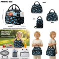 thumbnail image 5 of DISNIMO School Backpack 3PCS Sets for Teens Boys, Cartoon Shark Print Lightweight Bookbag with Lunch Bag Set, 17 Inch Large Capacity School Bag with Pencil Case-, 5 of 7