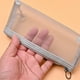 thumbnail image 5 of Estuche de malla transparente de gran capacidad, bolsa de nailon para bolígrafos, ideal para estudiantes, material escolar, almacenamiento de papelería, neceser para maquillaje, artículos de aseo y, 5 of 6