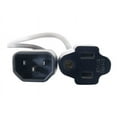 thumbnail image 4 of C2G 03132 18 AWG Monitor Power Adapter Cord - IEC320C14 to NEMA 5-15R, TAA Compliant, Black (3 Feet, 0.91 Meters), 4 of 6