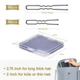 thumbnail image 2 of Hair Pins for Women, 2 Inch and 2.75 Inch Hair Pins for Buns Black U Shaped Hair Pins with Storage Box, 50Pcs of each size, 2 of 5