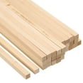 thumbnail image 1 of Unique Bargains 3/8 Inch Dowel Rods Wood Sticks 8 Inch Long Square Wooden Dowels 30 Pcs, 1 of 6