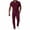 Wine, variant on ZUKMRJPC Men's Summer Tracksuits 2 Pieces Waffleknit Golf Shirt and Long Pants Set Solid Color Casual Outfits with Pockets