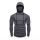 thumbnail image 4 of Playeras Deportiva Manga Larga Con Capucha Para Correr Gym, 4 of 7