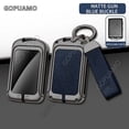 thumbnail image 4 of For Volvo A 3 buttons key case S60 S90 XC40 XC60 XC90 V60 V90 C40 Zinc alloy+leather Car Remote Key Case Cover Shell Accessories, 4 of 14
