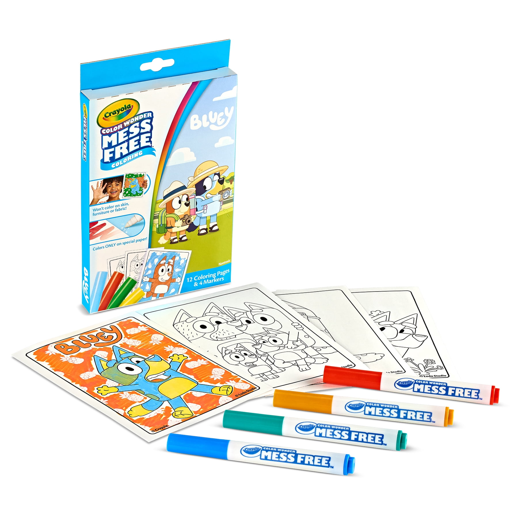 Crayola Color Wonder Mini Box Set, Bluey, 3 Sets