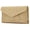 Khaki, variant on Chic Boho Straw Woven Beach Bag for Women Chain Crossbody Shoulder Flap Purse Summer Vacation Clutch