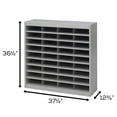 thumbnail image 3 of Safco E-Z Stor Grey Mail Organizer -  36 Letter Size Compartments, 3 of 3