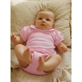 thumbnail image 3 of BemeyourBBs Newborn Baby Girls Summer Clothes Bubble Romper Outfit Puff Short Sleeve Peter Pan Doll Collar Bodysuit Jumpsuit Playsuit, 3 of 9