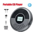 thumbnail image 2 of Lecteur CD Bluetooth Portable Rechargeable avec Haut-Parleurs et Écouteurs Baladeur Lecteur MP3, 2 of 7