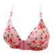 thumbnail image 1 of Sujetador con forma de pecho y ajuste de hebilla frontal fino estampado para mujer, ropa interior sin llantas Fridja  nalpqowj33805, 1 of 9
