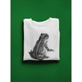 thumbnail image 3 of Natterjack Toad Sketch Sweatshirt Men -Image by Shutterstock, Male x-Large, 3 of 4