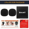 thumbnail image 3 of SOULWIT 2Pcs Microphones Pop Filter for Razer Seiren V3 Mini USB, Protective Mic Cover Windscreen Foam - Black, 3 of 7