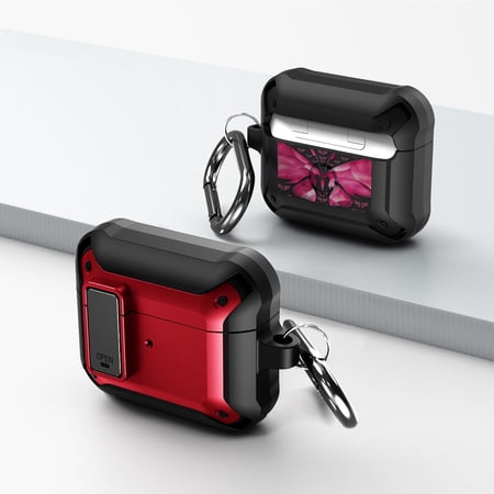 Duo Shield Secure Lock Designed For AirPods 3rd Gen With Hook  Red/Black price history on PriceWatchPro
