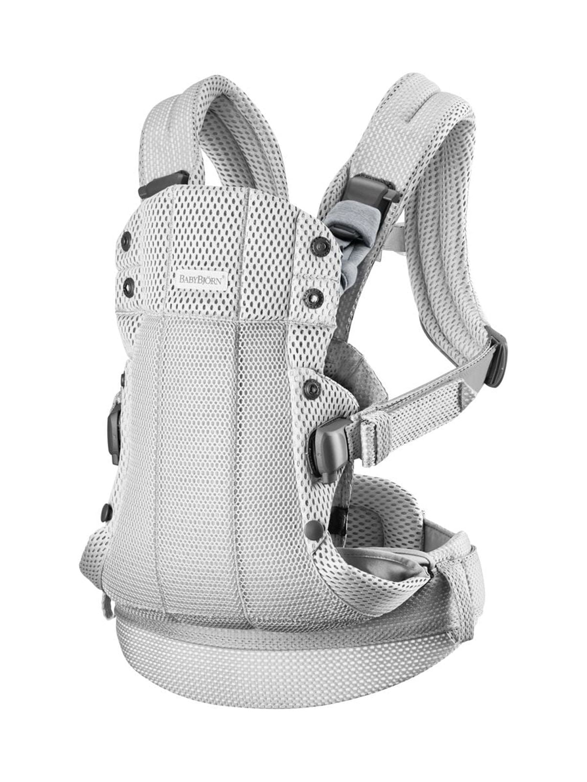 BabyBjorn Baby Carrier Harmony, 3D Mesh, 3-Position, for Infant, Silver