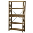 thumbnail image 3 of Saint Birch Honduras Engineered Wood Four Shelf Bookcase in Rustic Oak Brown, 3 of 7