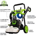 thumbnail image 2 of Hidrolavadora Greenworks de 2000 PSI y 1,2 GPM (bastidor abierto) GPW2003, 2 of 5