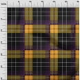 thumbnail image 2 of oneOone Cotton Silk Fabric Tartan Check Printed Fabric 1 Yard 42 Inch Wide, 2 of 4