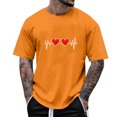 thumbnail image 1 of Tops para hombre, blusas y camisas de manga corta con cuello redondo para hombre, camisetas casuales con estampado de moda para hombre, blusa de manga corta, blusa de poliéster para hombre., 1 of 4