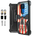 thumbnail image 1 of Value Pack ! for Motorola Moto G Play 2021 (NOT FIT 2020 Version) Magnetic Card Slot Belt Clip Phone Case 360° Cover Kickstand Holster Hybrid Shock Bumper with Tempered Glass, 1 of 4