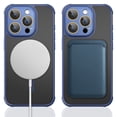 thumbnail image 4 of ShellTech Compatible with iPhone 16 Magnetic Case, Upgraded [Full Camera Protection] [Compatible with Magsafe] [Translucent Matte] Shockproof Protective Phone Case Cvoer,Black, 4 of 9