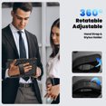thumbnail image 6 of Case for Lenovo Tab M11 2023 TB-330FU/Xiaoxin Pad 2024 11 inch TB-331FC with Screen Protector, 360 Degree Rotating Kickstand Hand Strap Shockproof Cover with Shoulder Strap, Black, 6 of 7