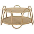 thumbnail image 5 of Safavieh Althea Scandinavian Round Rattan Coffee Table, Natural, 5 of 10