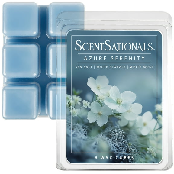 Azure Serenity Scented Wax Melts, Scentsationals, 2.5 oz