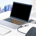thumbnail image 2 of 90 Degree USB Type C Hub Docking Station 4 Port Data Transfer Expander, Fast USB3.0 for PC Laptop, 2 of 5