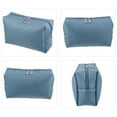 thumbnail image 5 of Unique Bargains 1 Pcs Makeup Bag Cosmetic Travel Bag Waterproof PU Leather Case Makeup Bag for Women S Size Blue, 5 of 6