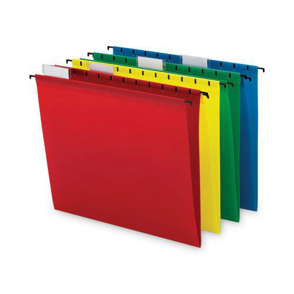Essendant SMD64026 Poly Hanging Folders, Assorted Color - 12 per Pack