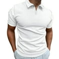 thumbnail image 3 of Sngxgn Men’s Short Sleeve Polo Shirt, Soft Men's Polo Shirt(White,M), 3 of 7
