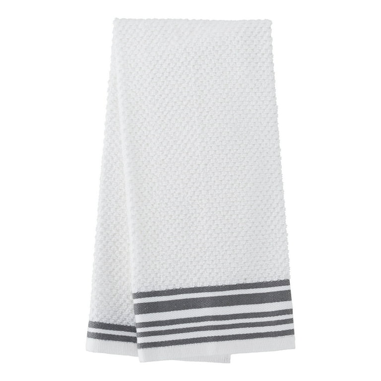 Vibrant Striped Navy Red or Black Hanging Kitchen Towels 