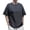 (Style 40)Black, variant on Short Sleeve Shirts for Men Big and Tall Quick Dry Workout Gym Tops Summer Pliad Round Neck Running Tee Shirt