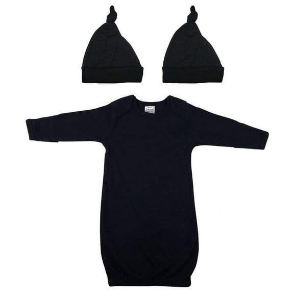Bambini Layette Unisex Newborn Baby 3 Piece Gown Set