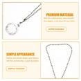 thumbnail image 4 of IFANLANDOR 2Pcs Ceiling Pull Chain Transparent Synthetic Material Workshop Decor, 4 of 7