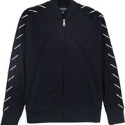 Ralph Lauren Womens Zip-Front Jacket, Blue, Petite, PS