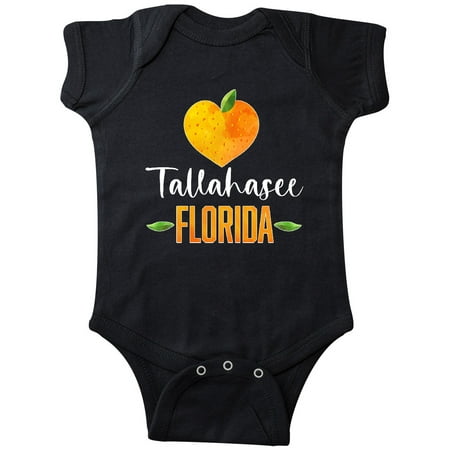 

Inktastic Tallahassee Florida Orange in Heart Gift Baby Boy or Baby Girl Bodysuit