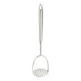 thumbnail image 2 of ChenyGod Potato Masher, Stainless Steel Potatoes Masher, Heavy Duty Metal Food Masher for Avocado, Tomato, Fruit and Vegetables, Bean Masher, Masher Kitchen Tool, 13.9", Silver, 2 of 4