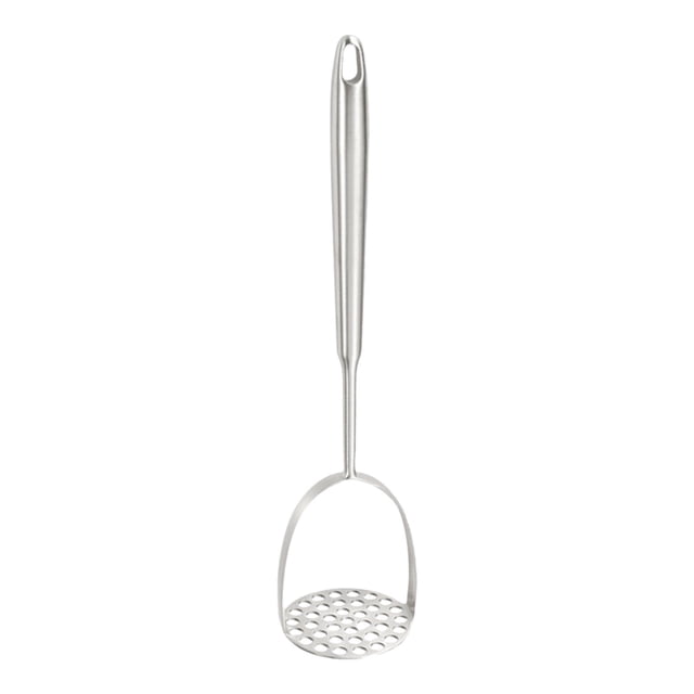 Professional Stainless Steel Potato Masher with Ergonomic Design, Handheld Vegetable Masher for Mashing Potatoes Pumpkins Carrots, Easy to Use Kitchen Gadget for Home Cooking, 1*Potato Press