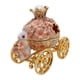 thumbnail image 3 of Joyero con forma de carruaje de conejo, estatua coleccionable para mujer, para anillos, dijes y pendientes Rosa, 3 of 8