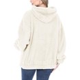 thumbnail image 4 of KOGMO Women's Soft Sherpa Zip Up Jacket with Hoodie, 4 of 4