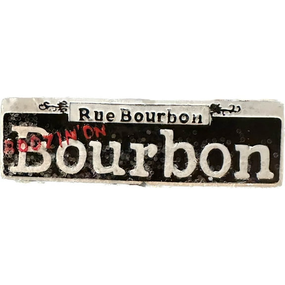 Bourbon Street ornament Mardi Gras Christmas tree holiday French Quarter jazz New Orleans