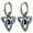 C, variant on Nordic Celtic Earrings for Man,Gothic Cross Star Moon Dangle Hoop Earrings with Opal-Effect Resin Bead - Hip Hop Punk Vintage Jewelry Gift