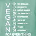 thumbnail image 3 of CafePress - VEGAN FOR EVERYTHING T Shirt - Womens Comfort Colors® Shirt, 3 of 4