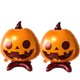 thumbnail image 2 of Mini globos de calabaza de pie para Halloween, globos de calabaza con Base de papel de aluminio de Mylar para decoraciones de fiesta de Halloween, 2 paquetes, 2 of 4