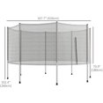 thumbnail image 4 of Soozier 14ft Frence Replacement Round Trampoline Enclosure（Net Enclosure Only）, 4 of 9